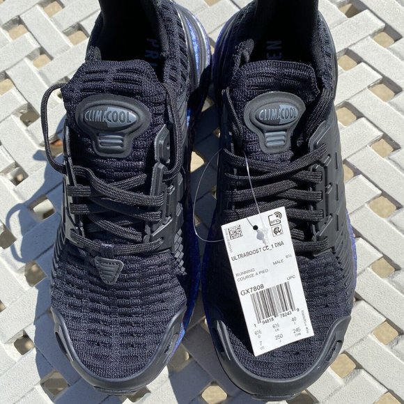 Adidas UltraBoost CC_1 DNA Shoes Black Galaxy Blue Mens Sz 7 Men\'s GX7808